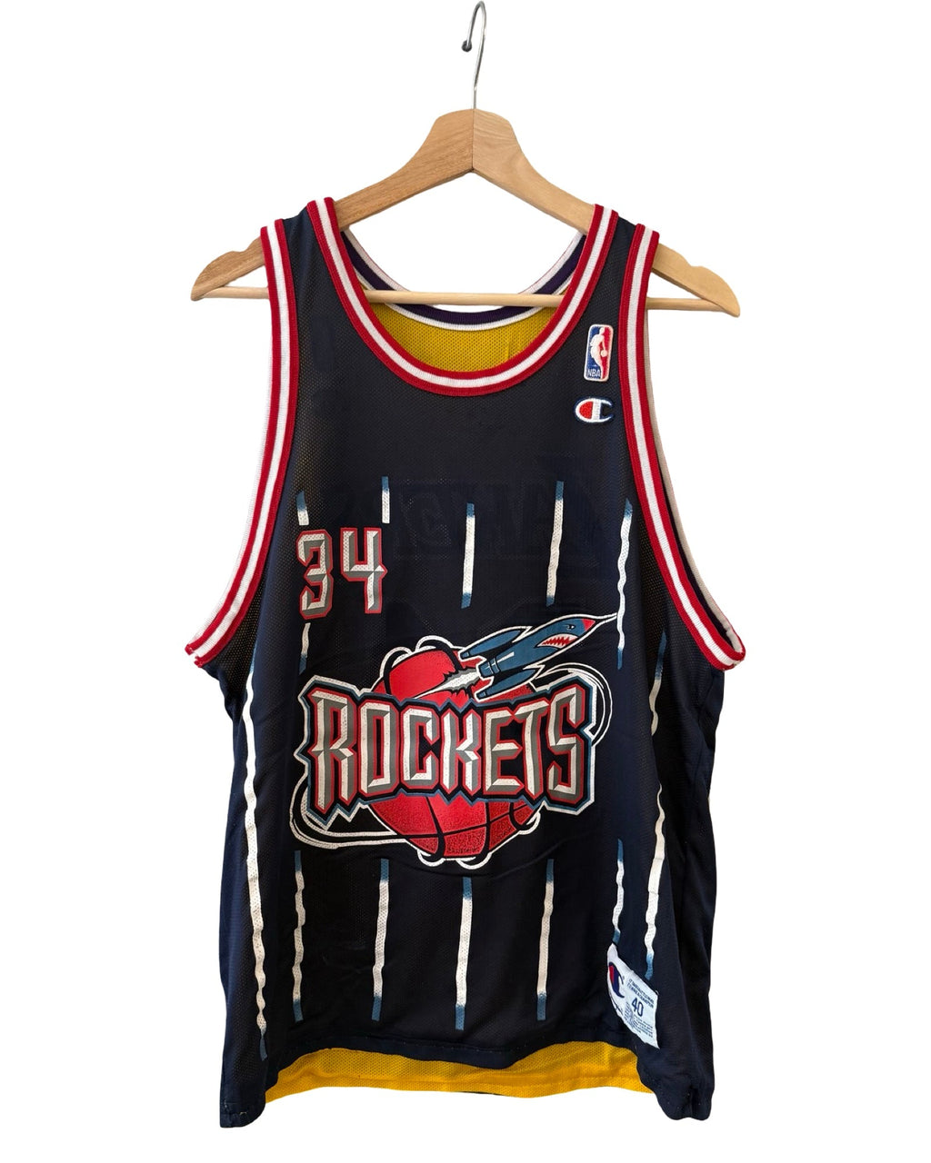 Vintage 90s Lakers vs Rockets Shaquille O’ Neal & Hakeem product image 2