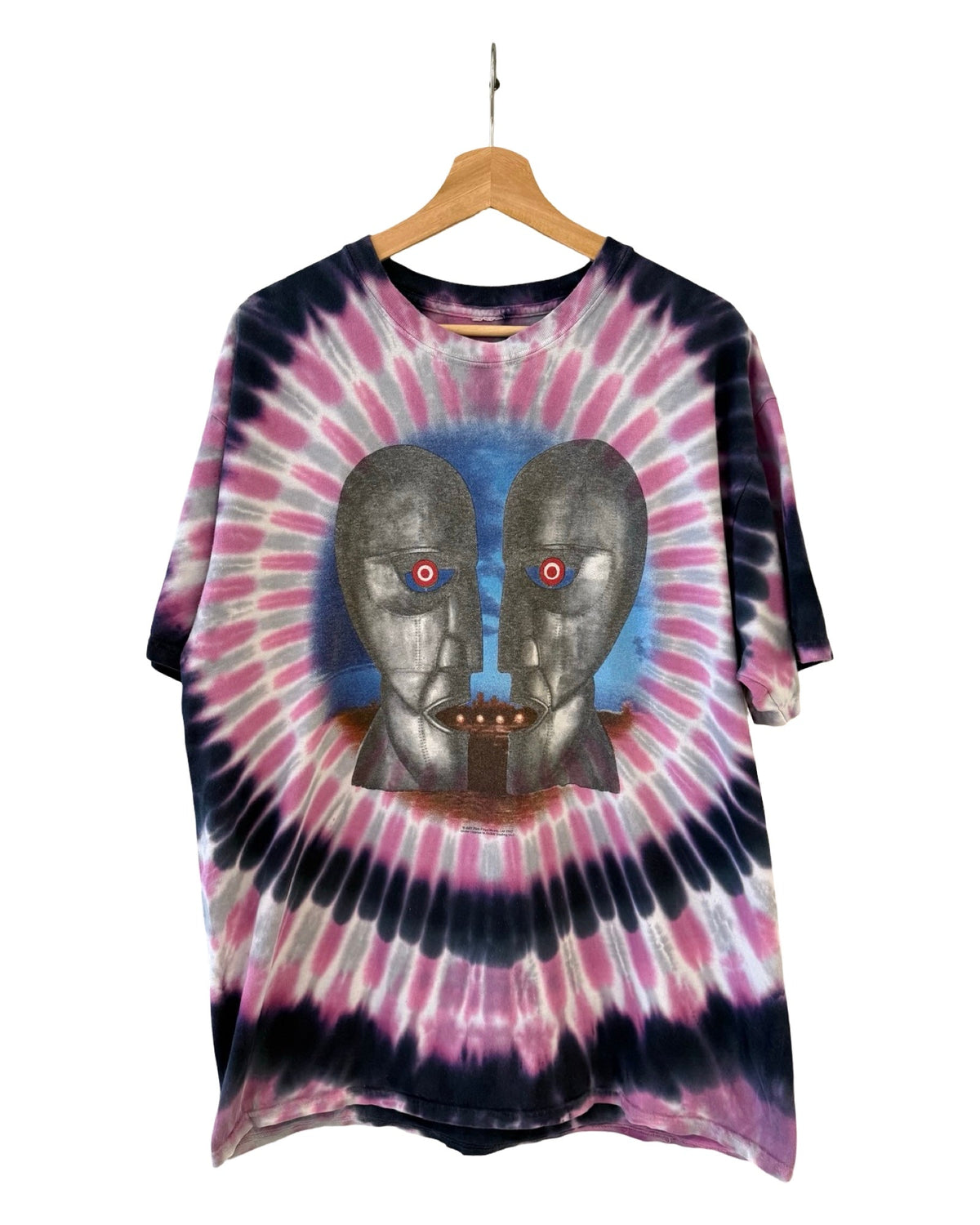 Vintage 2001 Pink Floyd The Division Bell Tie Dye Band Tee product image 1