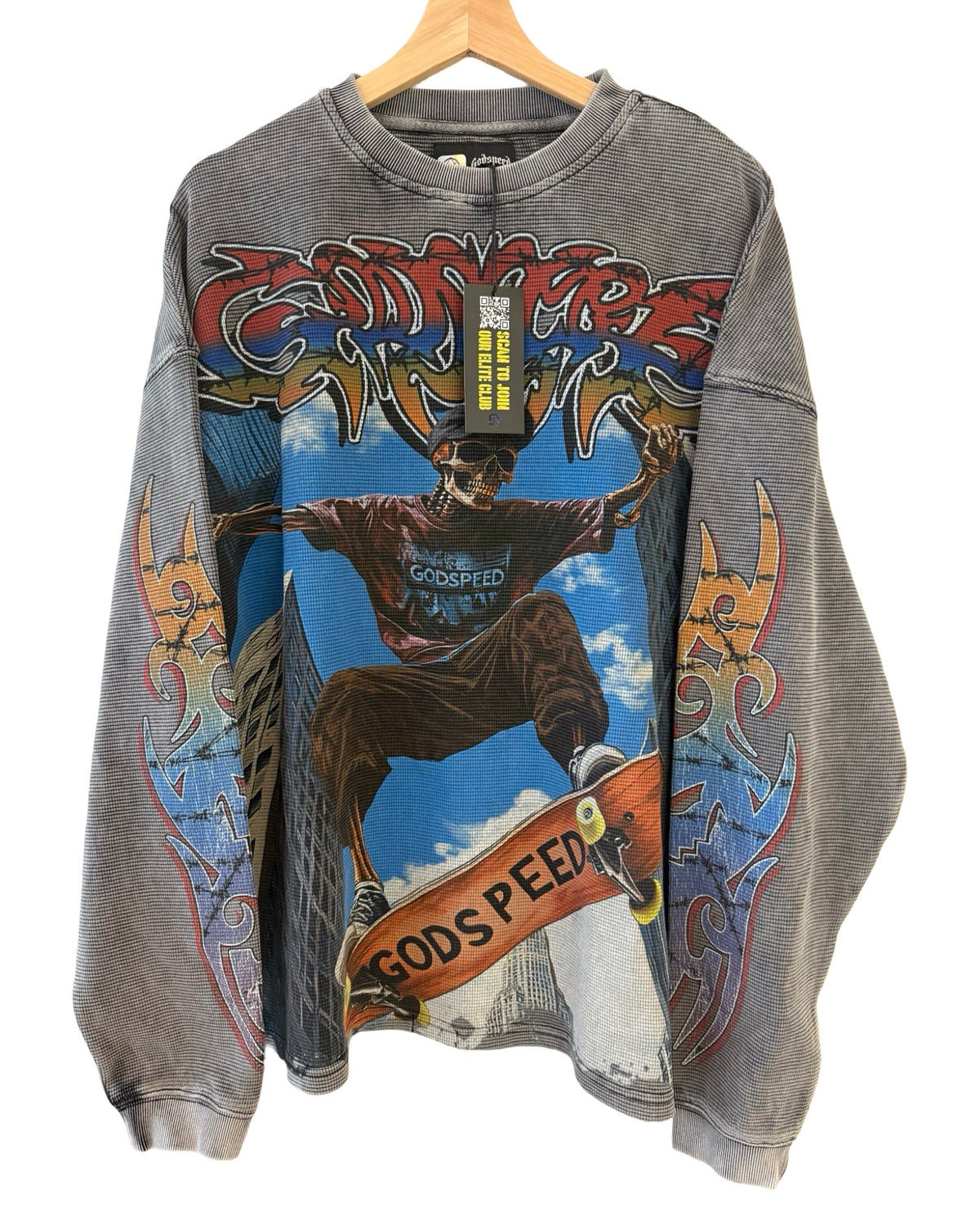 Godspeed New York Ollie Skateboard Thermal Shirt product image 1