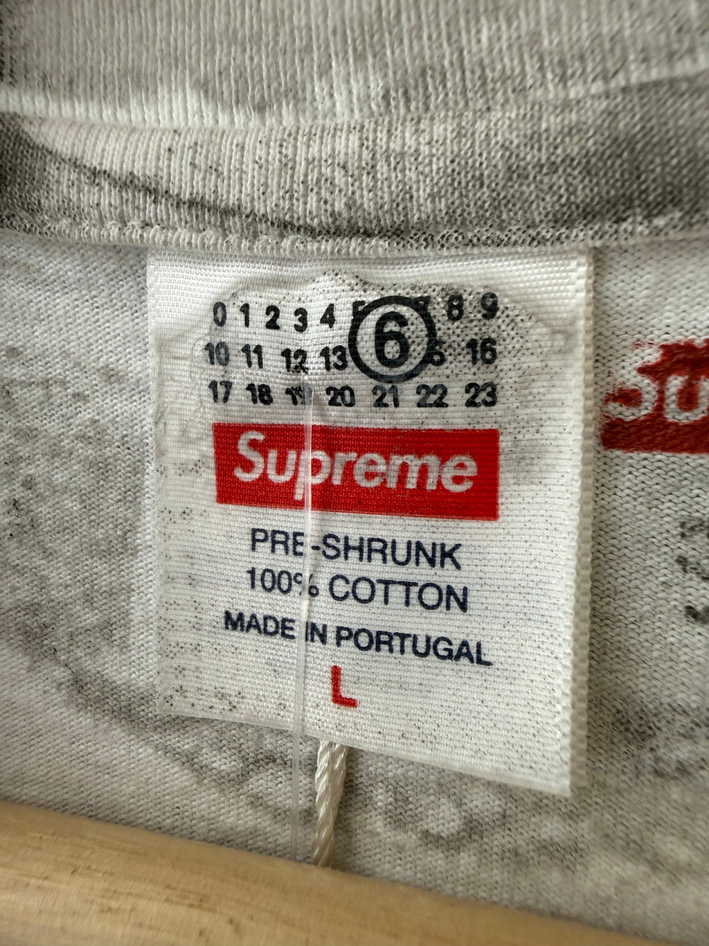 2024 Supreme x Maison Margiela White Box Logo Tee product image 5