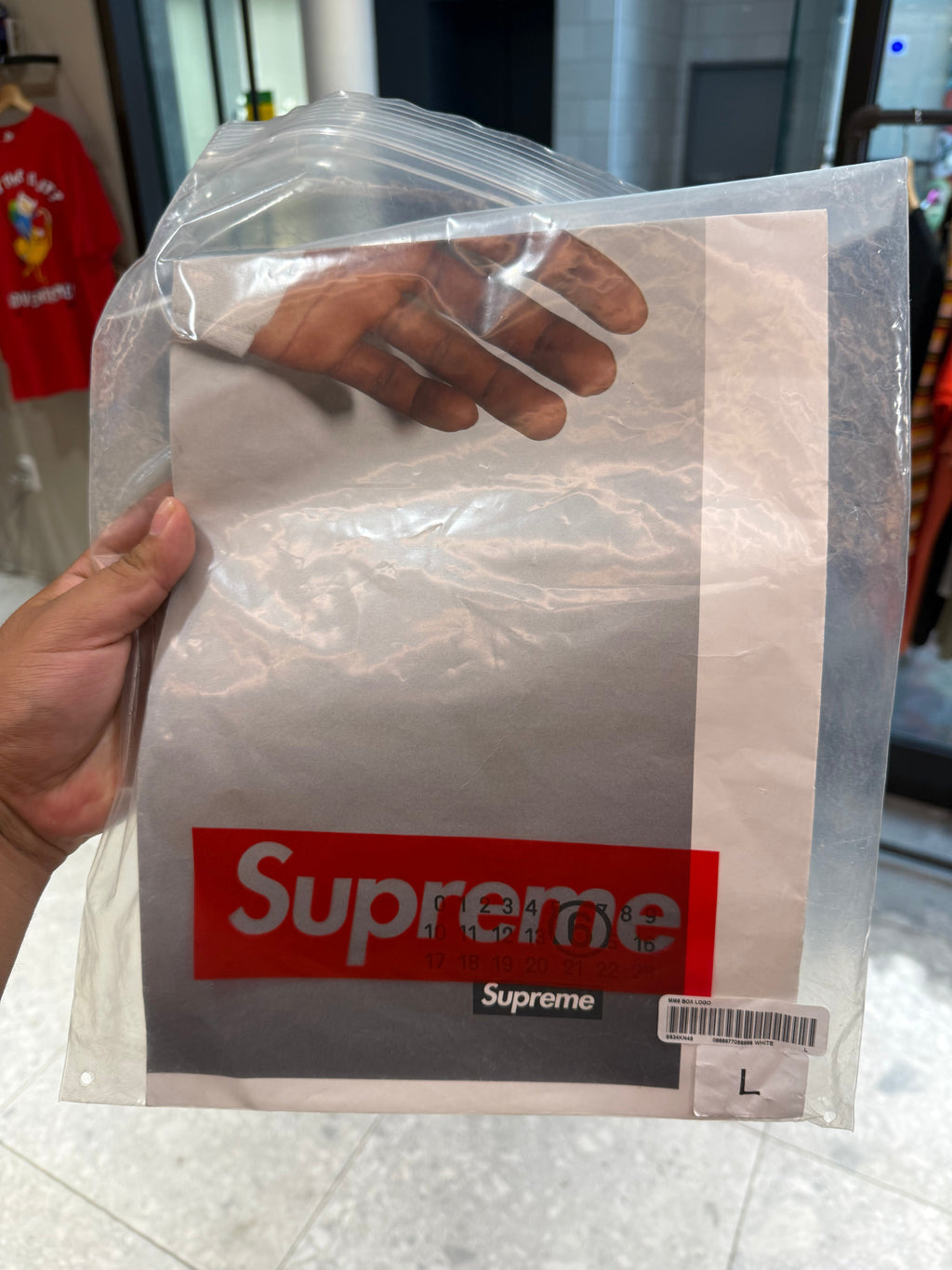 2024 Supreme x Maison Margiela White Box Logo Tee product image 7