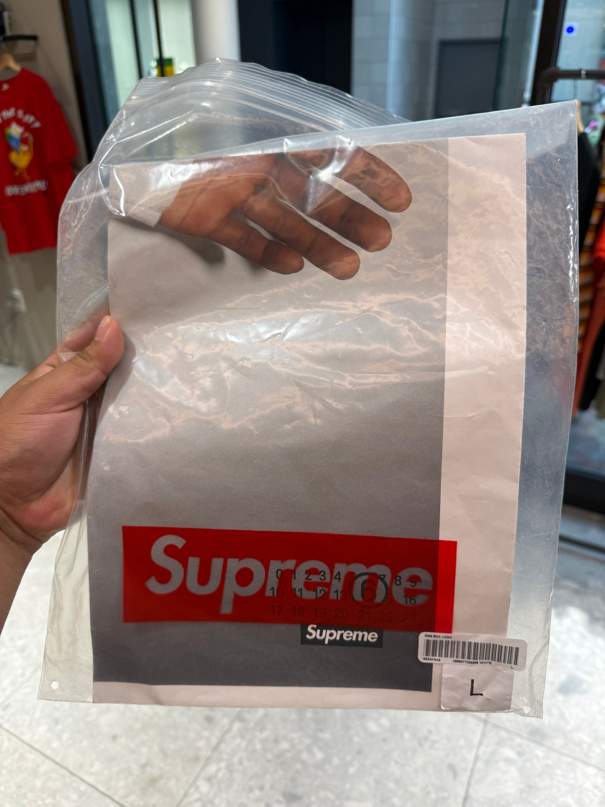 2024 Supreme x Maison Margiela White Box Logo Tee product image 7