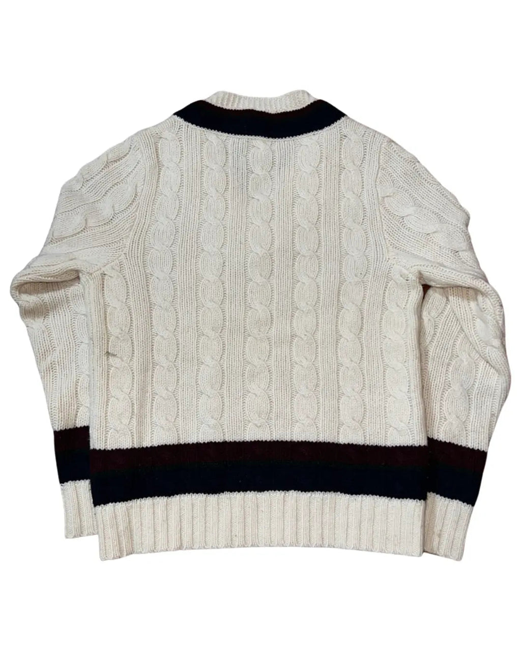 Vintage Ralph Lauren Rugby R Cable Knit Sweater