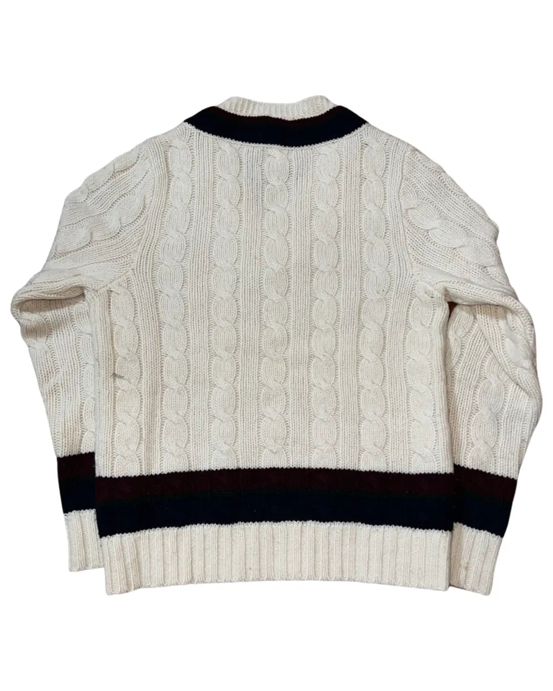 Vintage Ralph Lauren Rugby R Cable Knit Sweater