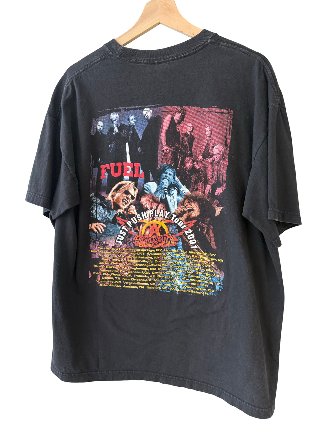 Vintage 2001 Aerosmith Just Push Play Tour Tee product image 2