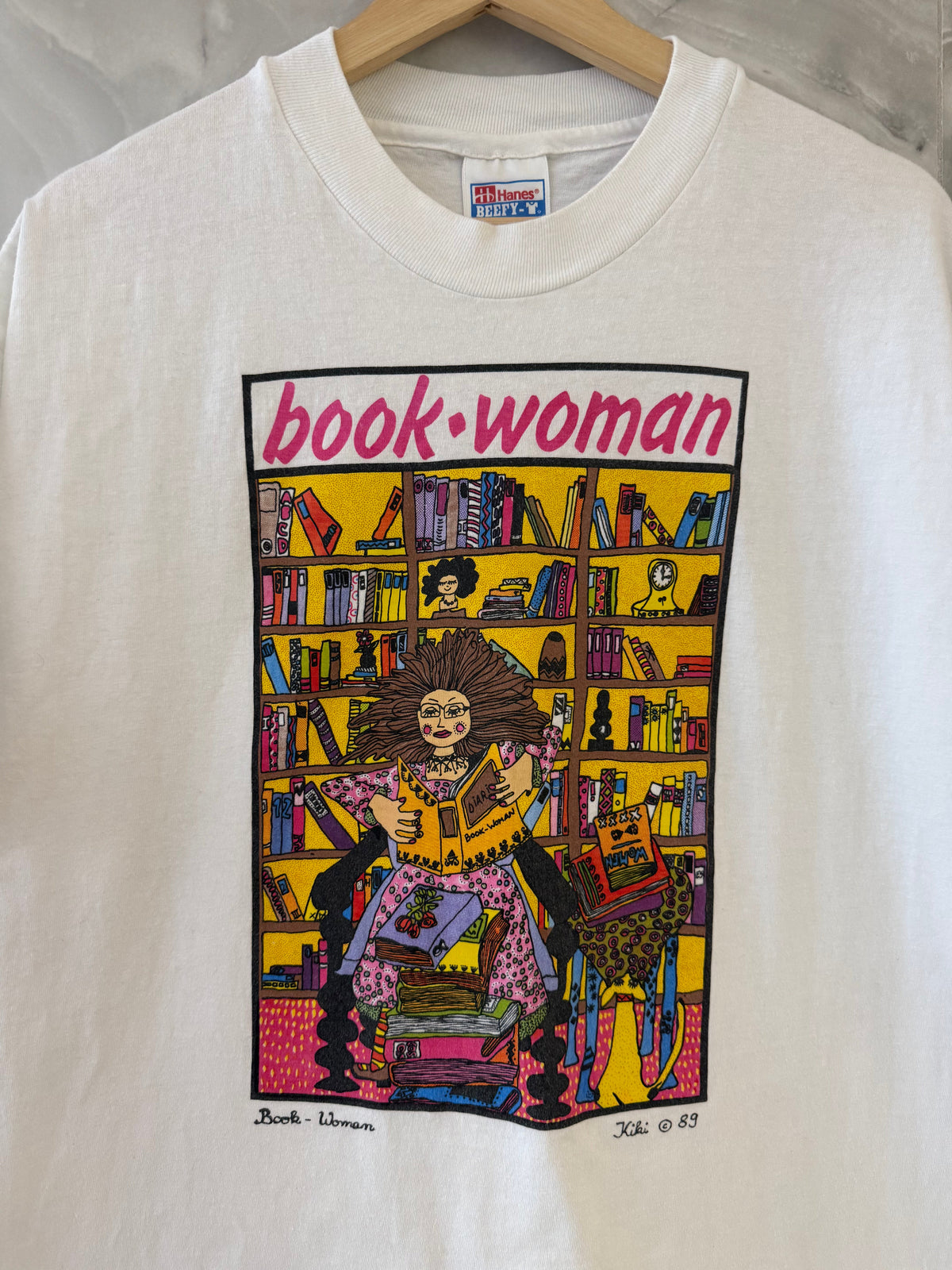 Vintage 1989 Book Woman by Kiki Suarez Tee product image 2