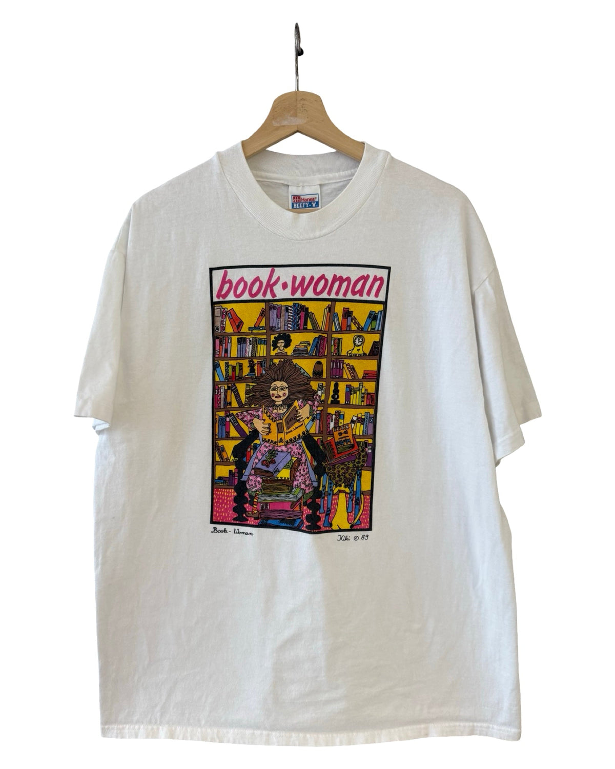 Vintage 1989 Book Woman by Kiki Suarez Tee product image 1