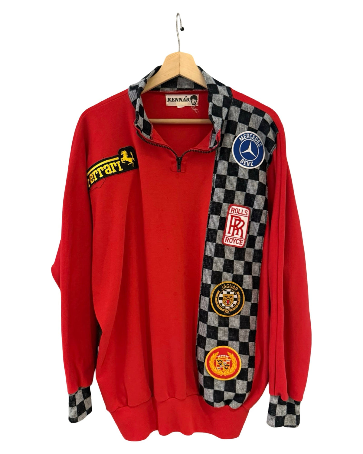 Vintage 80s Rennar Luxury Auto Racing Mercedes Benz Rolls product image 1