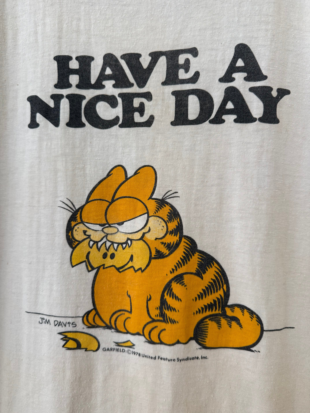 Vintage 1978 Garfield Have A Nice Day Tee product image 2