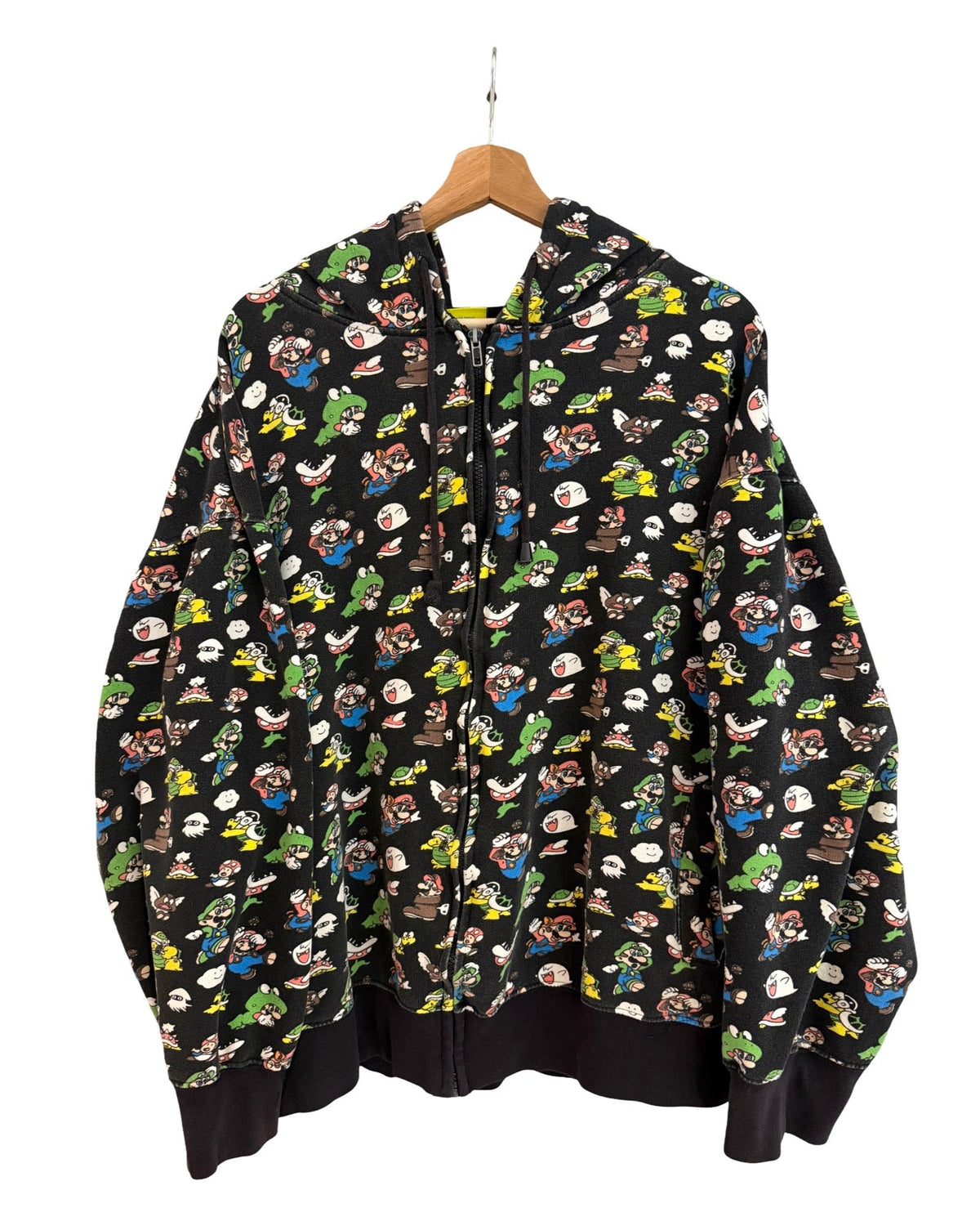 Vintage Y2K Super Mario 3 Zip Up Hoodie product image 1