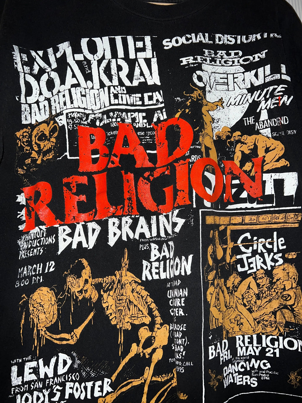 Vintage Rare 90s Bad Religion Punk Tee product image 3