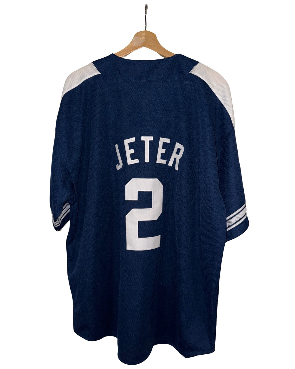 Vintage 90s New York Yankees #2 Derek Jeter Starter Jersey product image 2