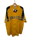 Vintage DS 90s New York Yankees Yellow Starter Jersey product image 1