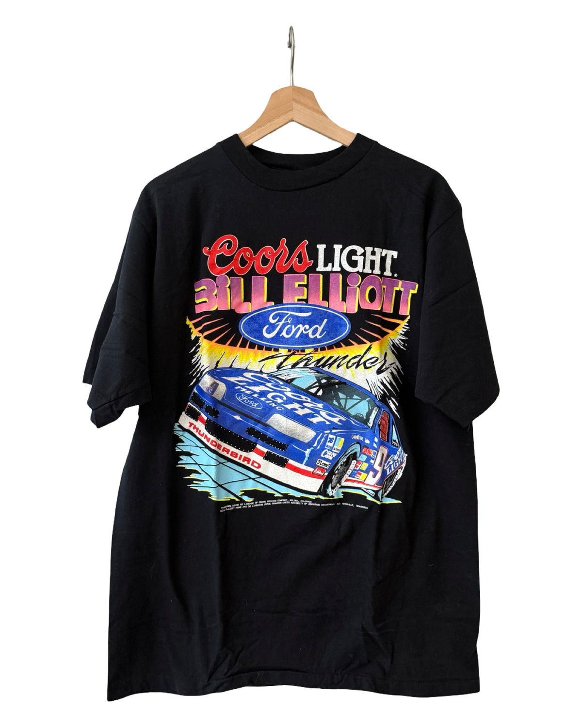 Vintage 90s Nascar Bill Elliott Coors Light Ford Tee product image 1