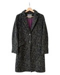 Vintage Womens Rare Anthropologie Green Leopard Print Coat product image 1