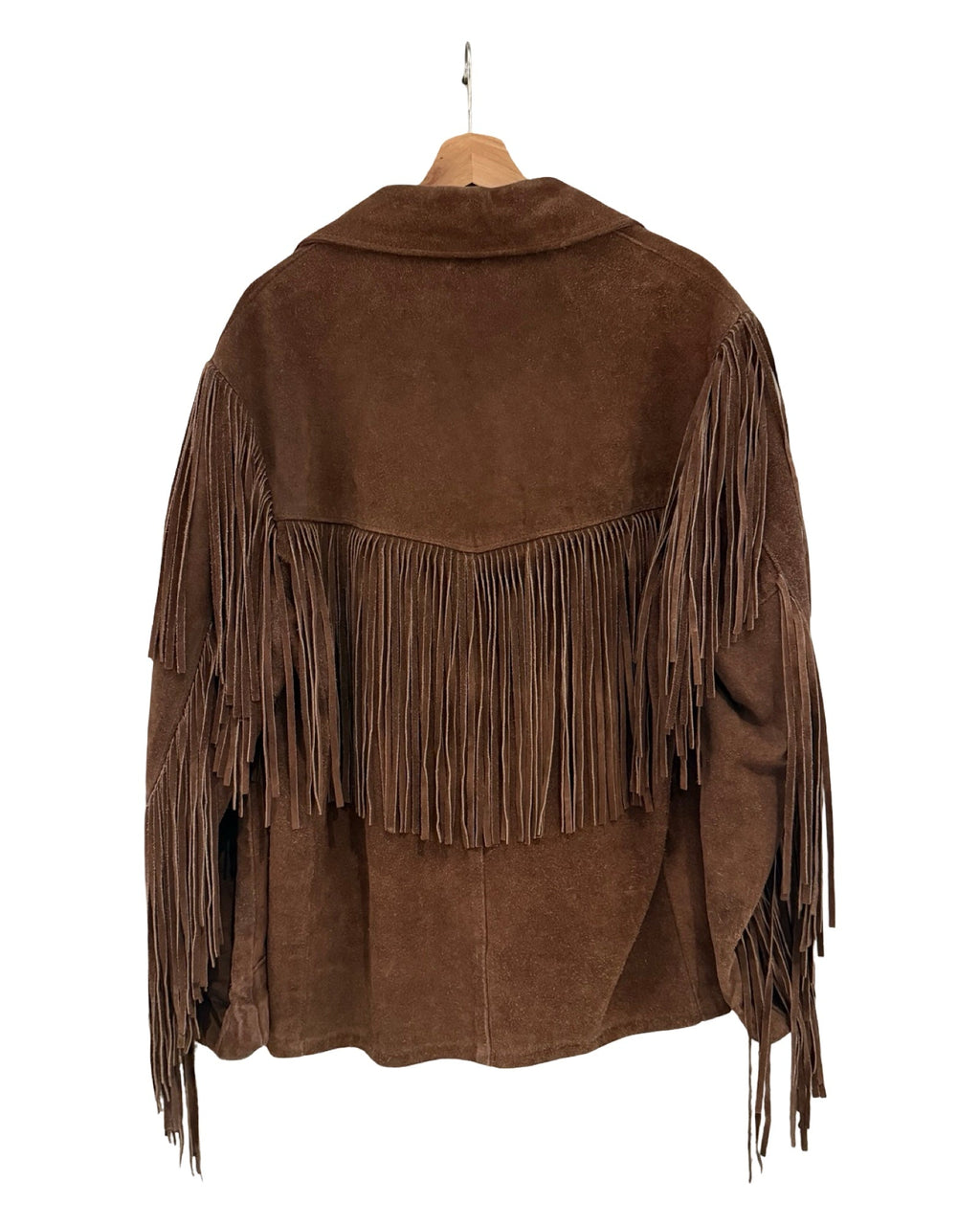 Vintage 80s Schott Western Fringes Suede Jacket product image 2
