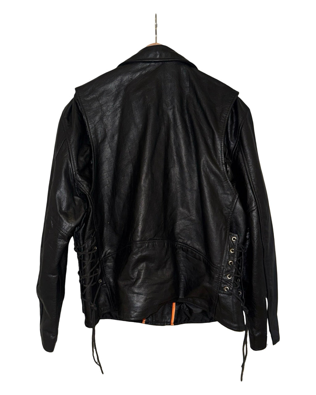 Vintage 90s Wilson Motorcycle Leather Jacket product image 2