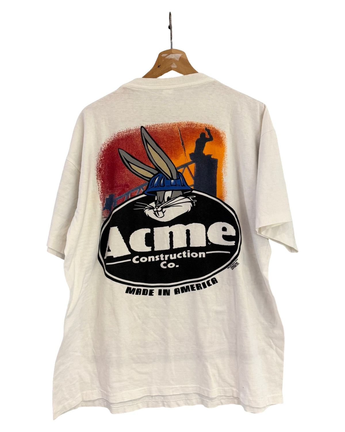 Vintage 1994 Looney Tunes Acme Construction All Over Print product image 2