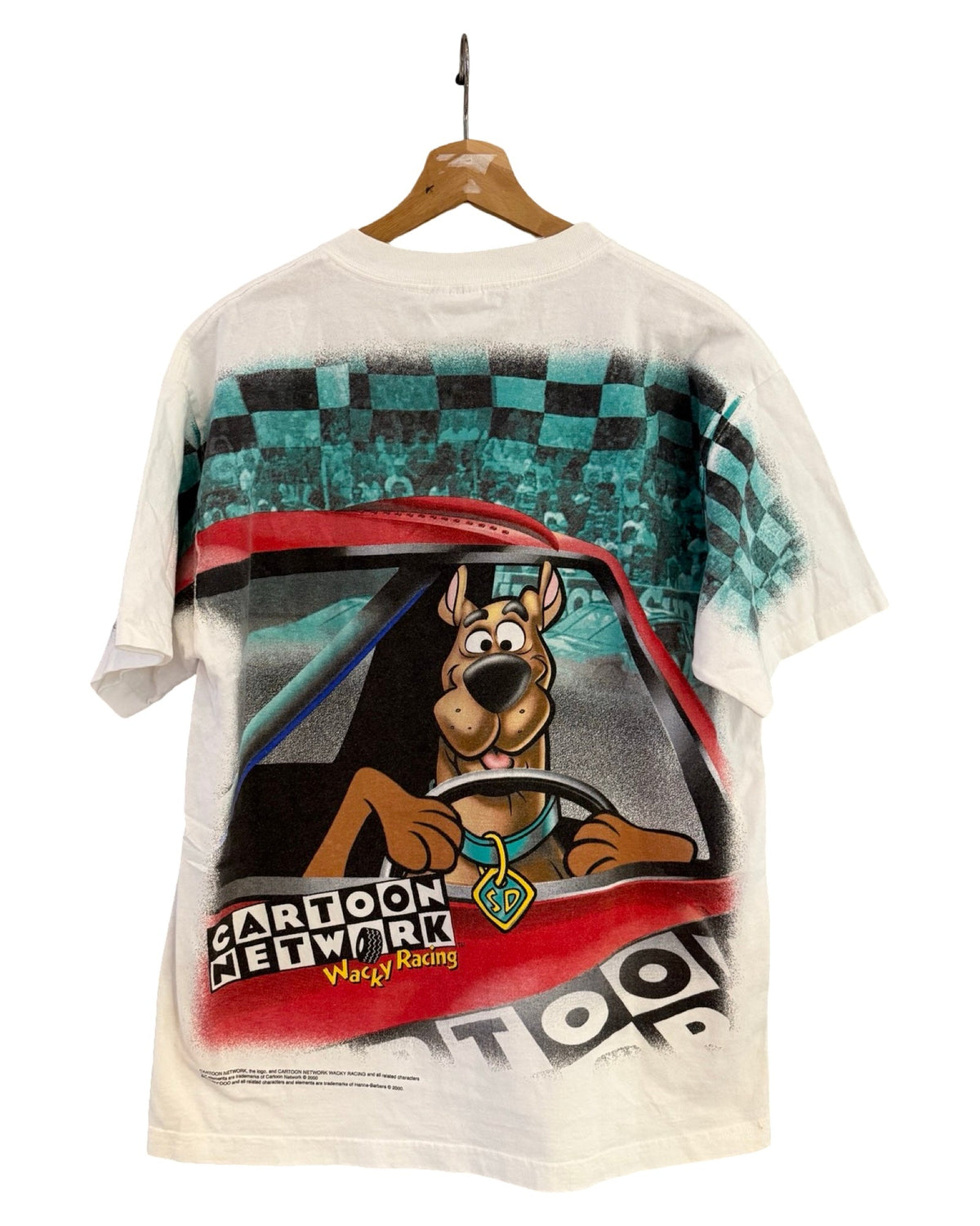 Vintage Rare 2000 Scooby Doo Wacky Racing Nascar Tee product image 2