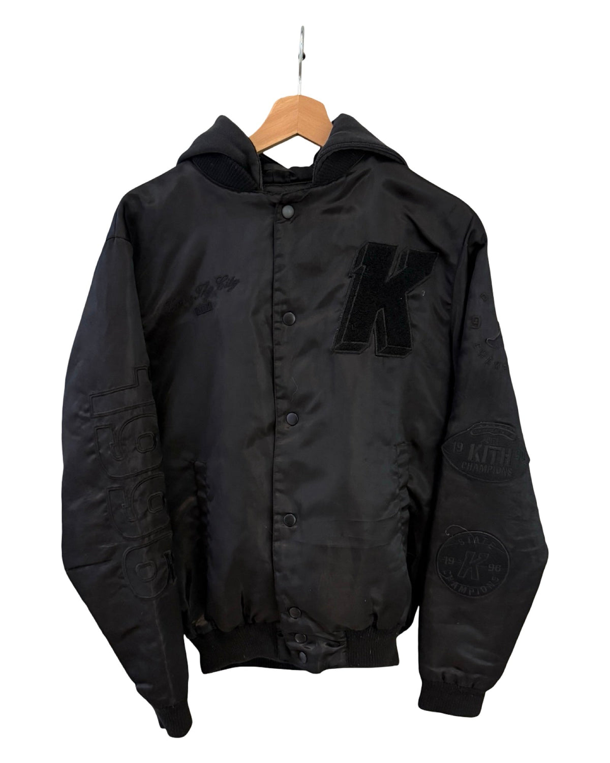 Kith Black Hooded Bomber Jacket product image 1