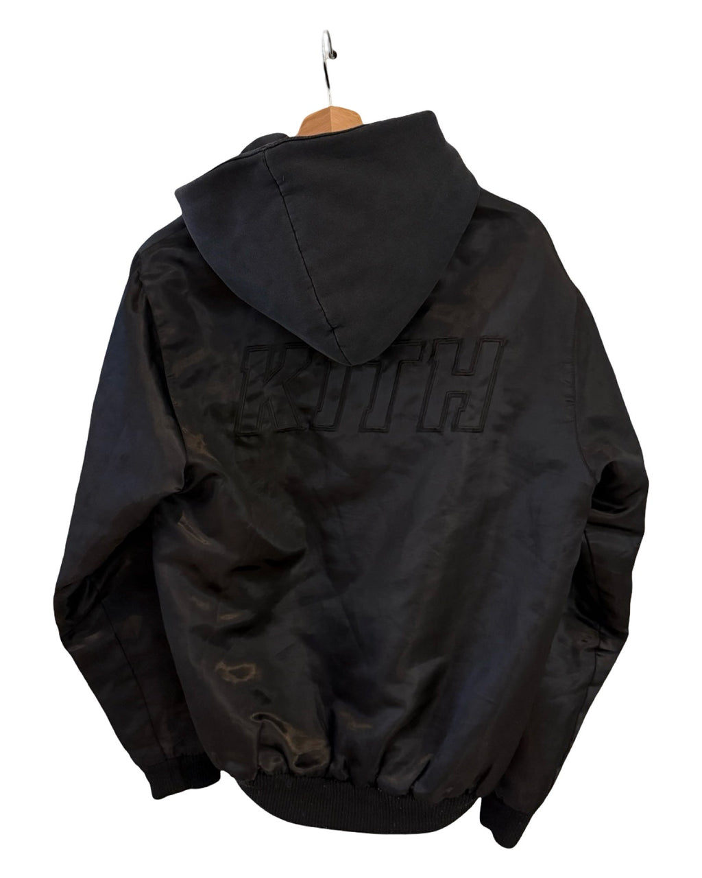 Kith Black Hooded Bomber Jacket product image 2
