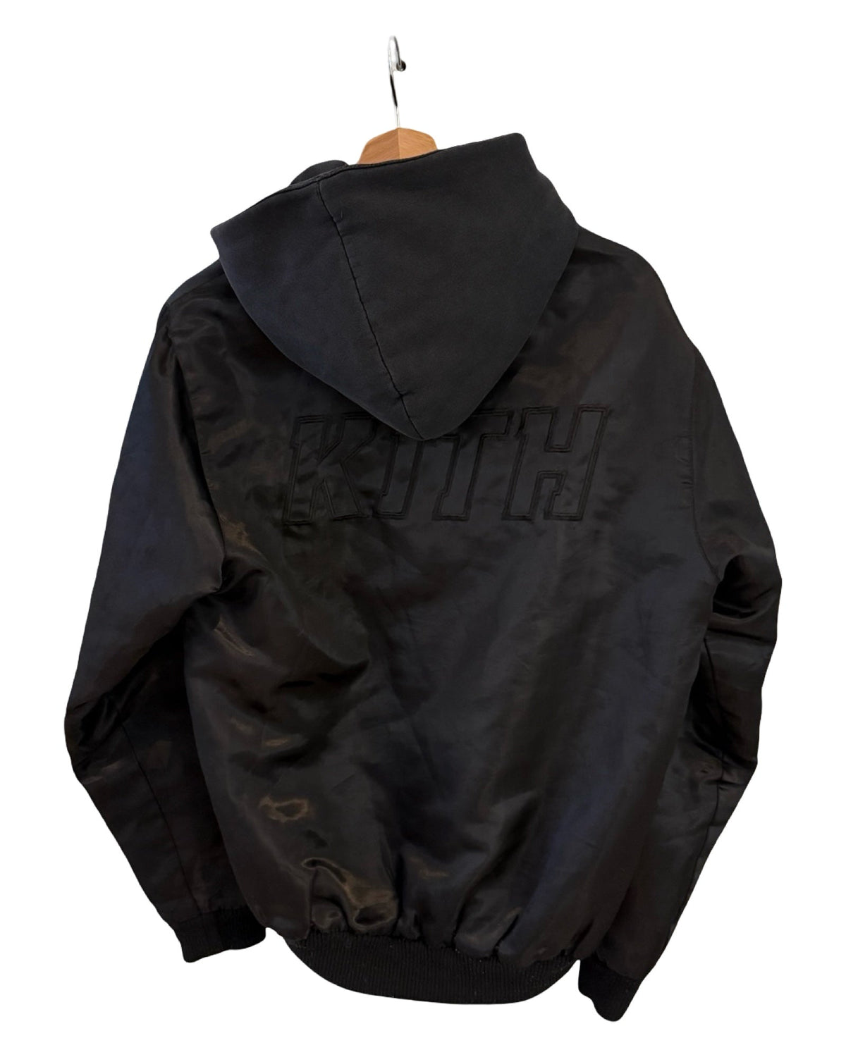 Kith Black Hooded Bomber Jacket product image 2