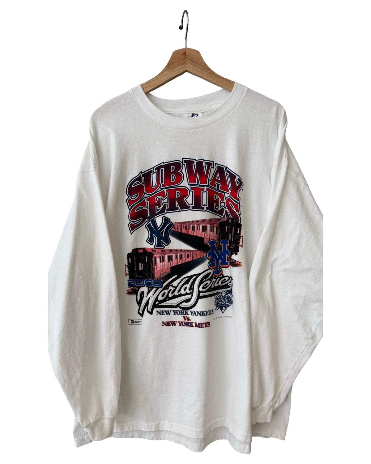 Vintage DS 2000 New York Yankees Mets Subway Series Long product image 1
