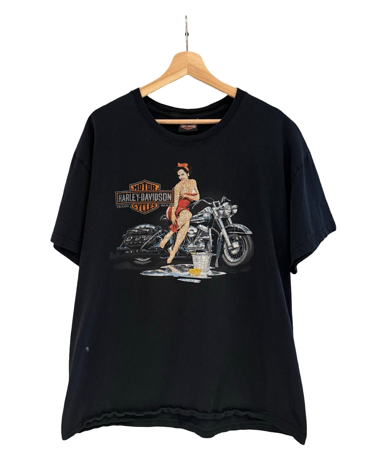 Vintage Harley Davidson Pin Up Girl Virginia Tee product image 1