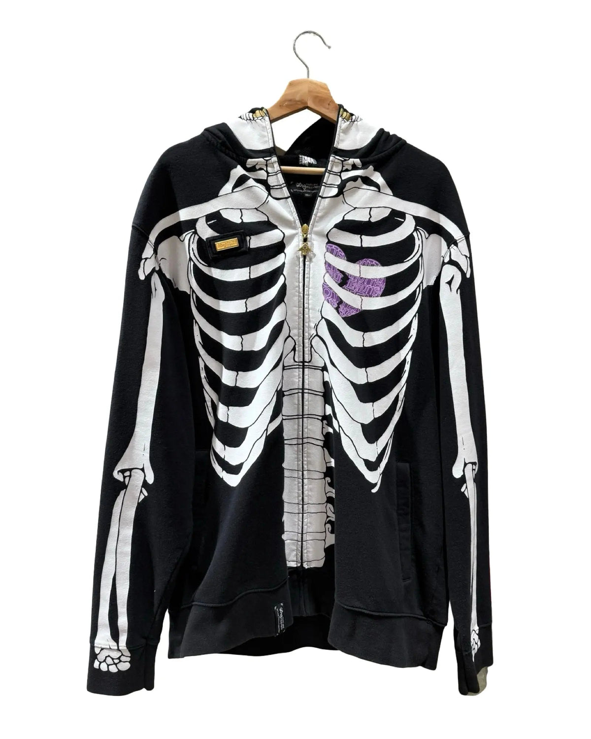 Vintage LRG Dead Serious Skeleton Full Zip Up Hoodie product image 2