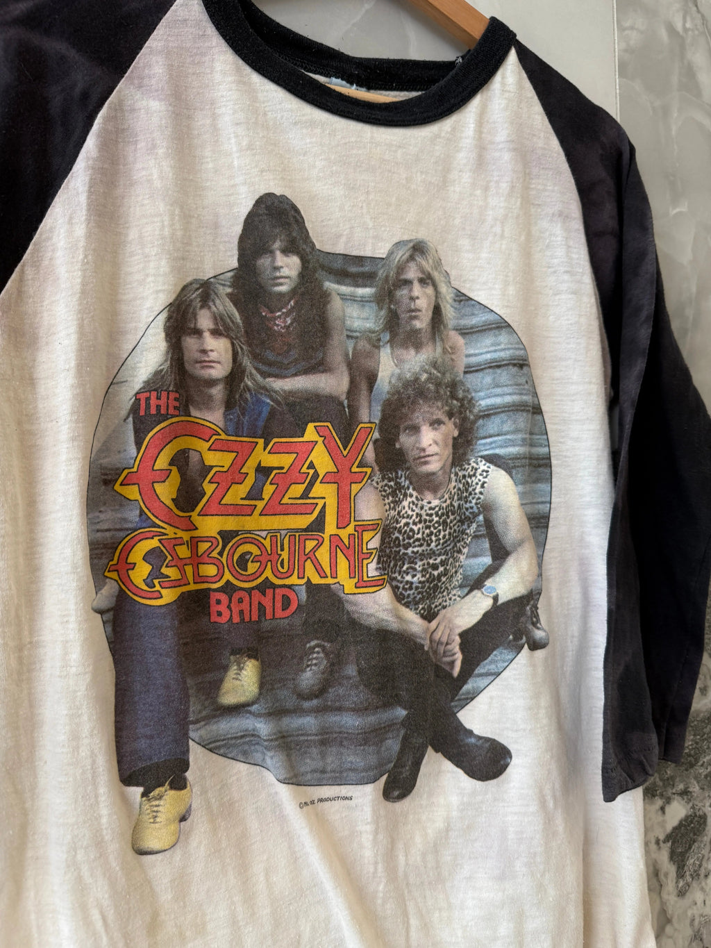 Vintage 1982 The Ozzy Osbourne Band US Raglan Tour Tee product image 3