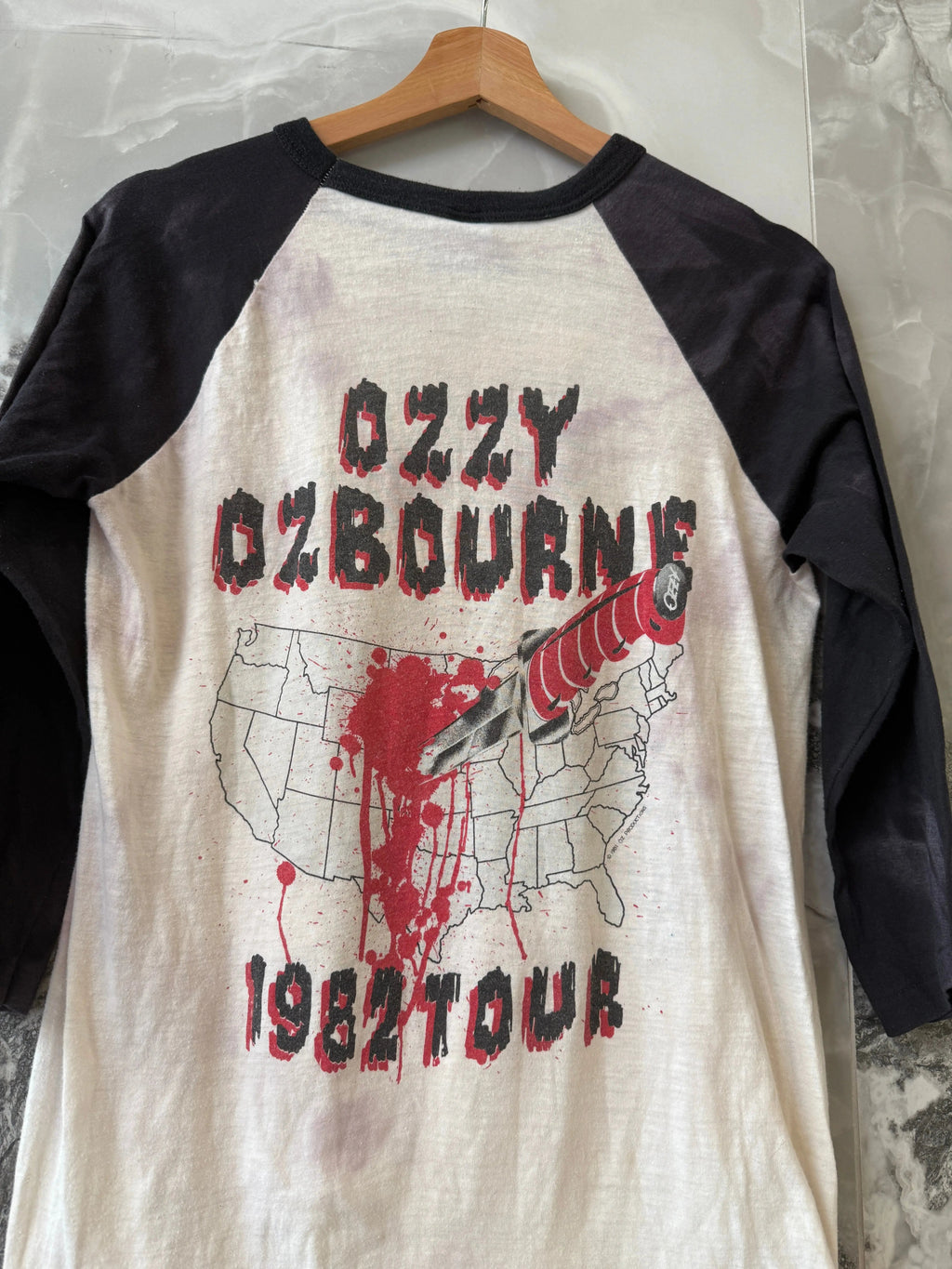 Vintage 1982 The Ozzy Osbourne Band US Raglan Tour Tee product image 4