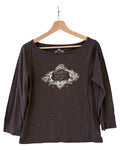 Womens Polo Ralph Lauren NY Brown Logo Tee product image 1