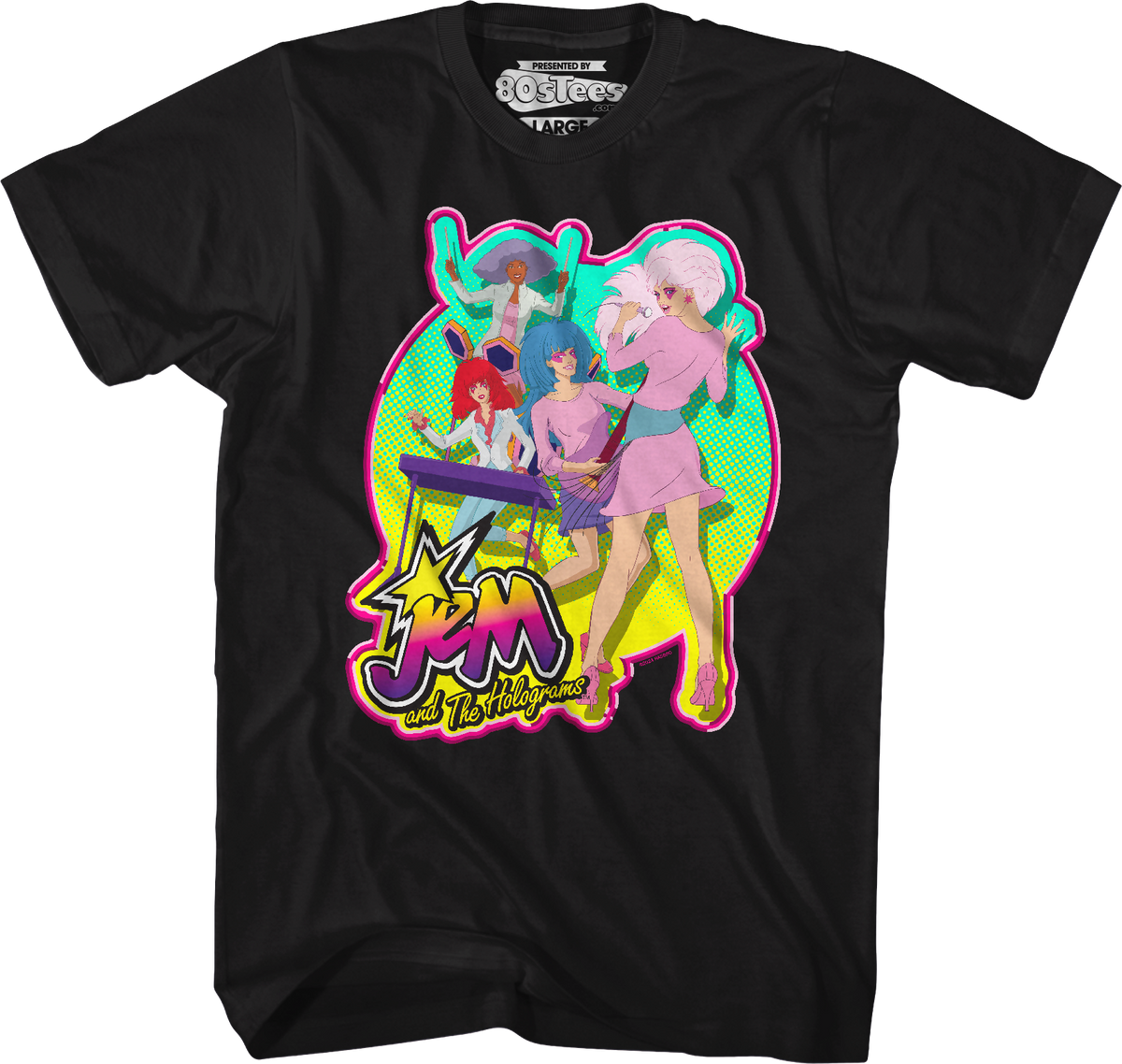 Rock Band Jem And The Holograms T-Shirt product image 4