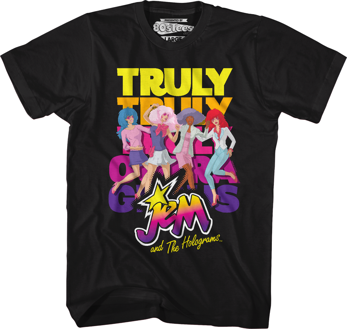Truly Outrageous Group Pose Jem And The Holograms T-Shirt product image 5