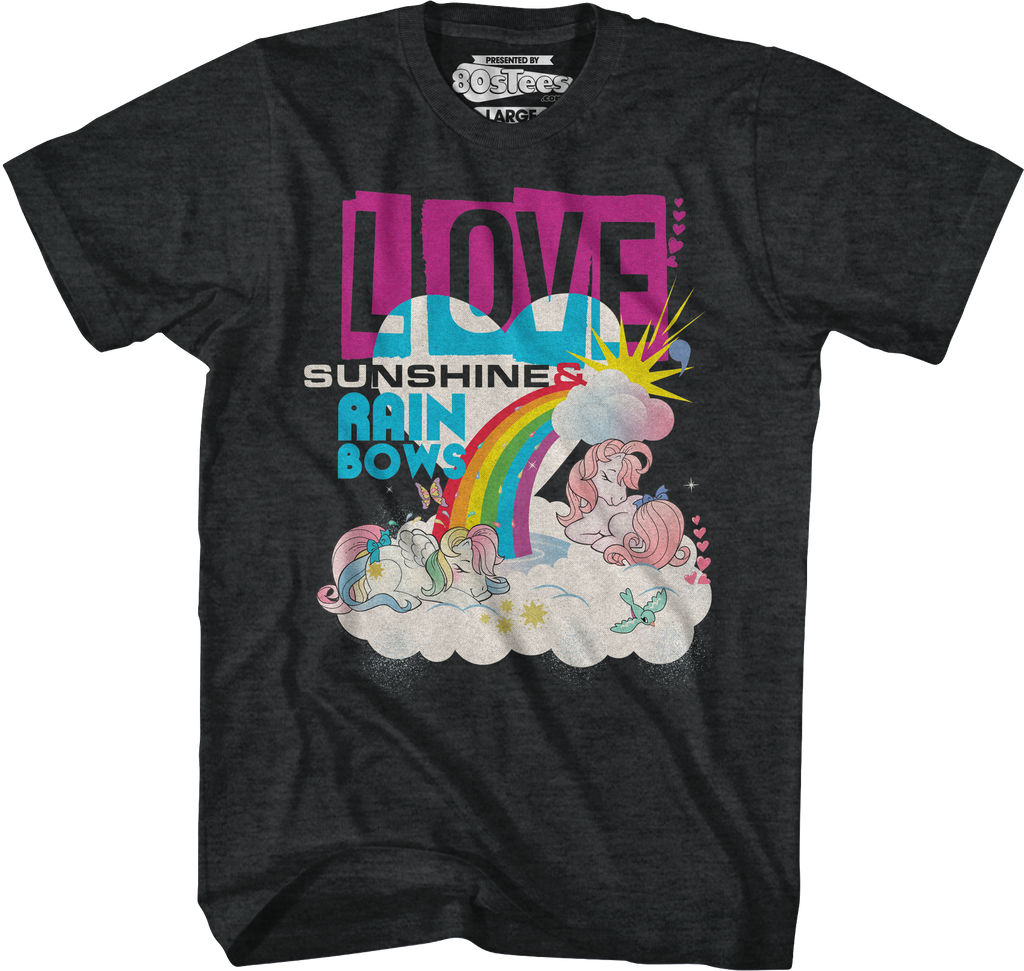 Love Sunshine & Rainbows My Little Pony T-Shirt product image 4