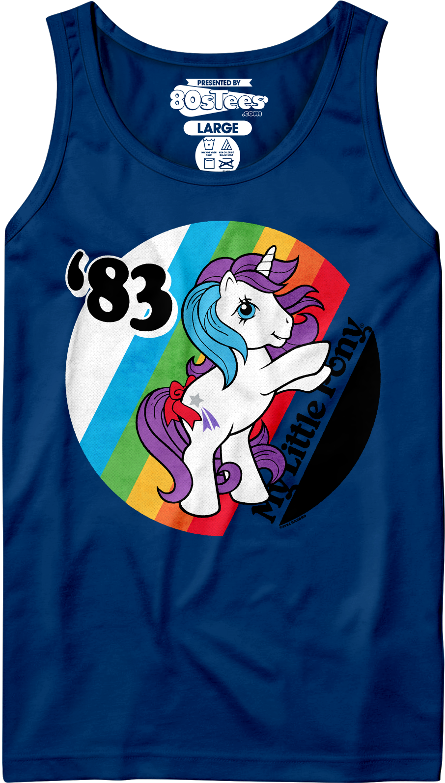'83 Rainbow My Little Pony Tank Top