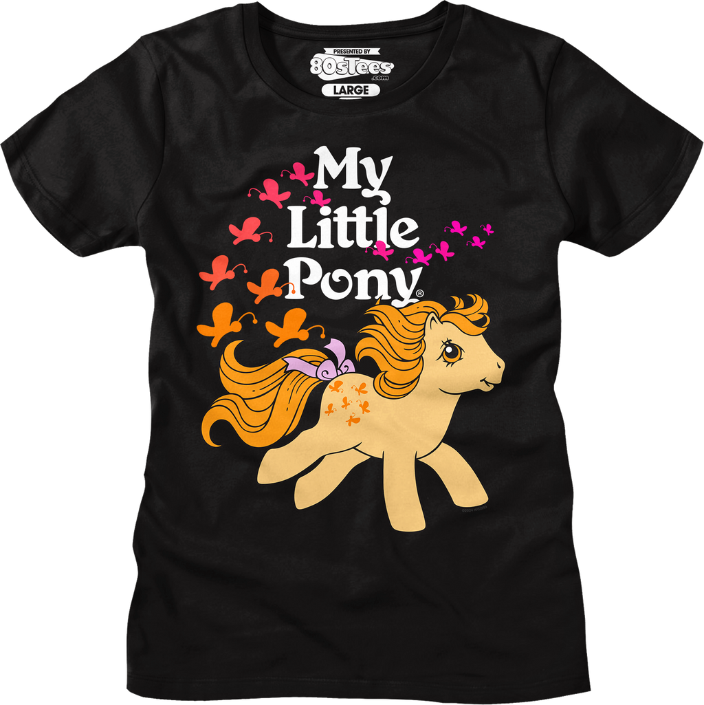 Womens Butterscotch Butterflies My Little Pony Shirt product image 4