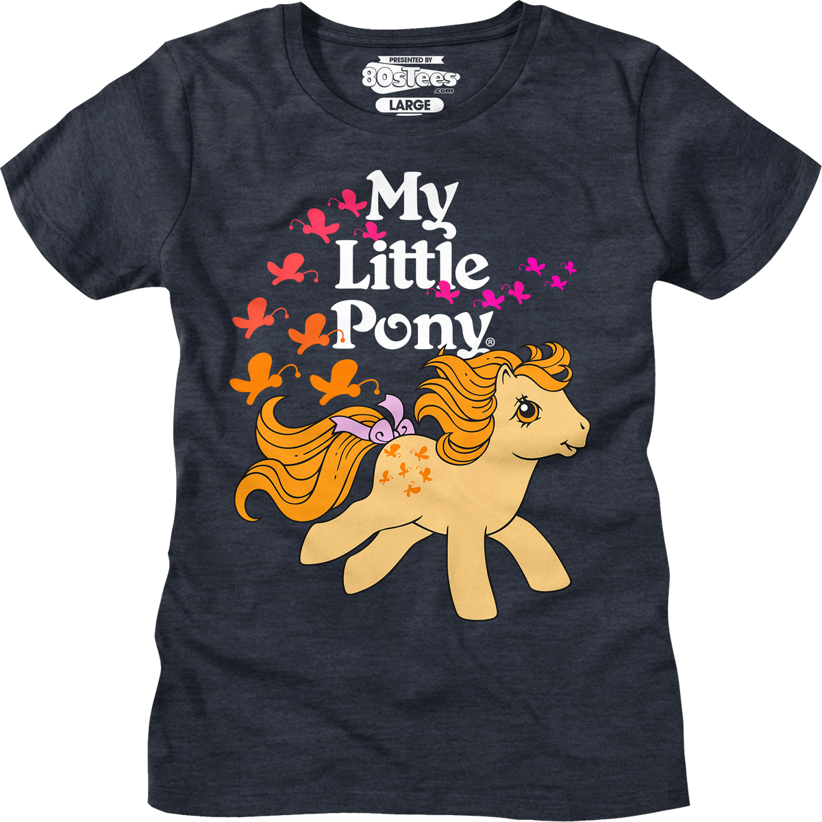Womens Butterscotch Butterflies My Little Pony Shirt product image 5