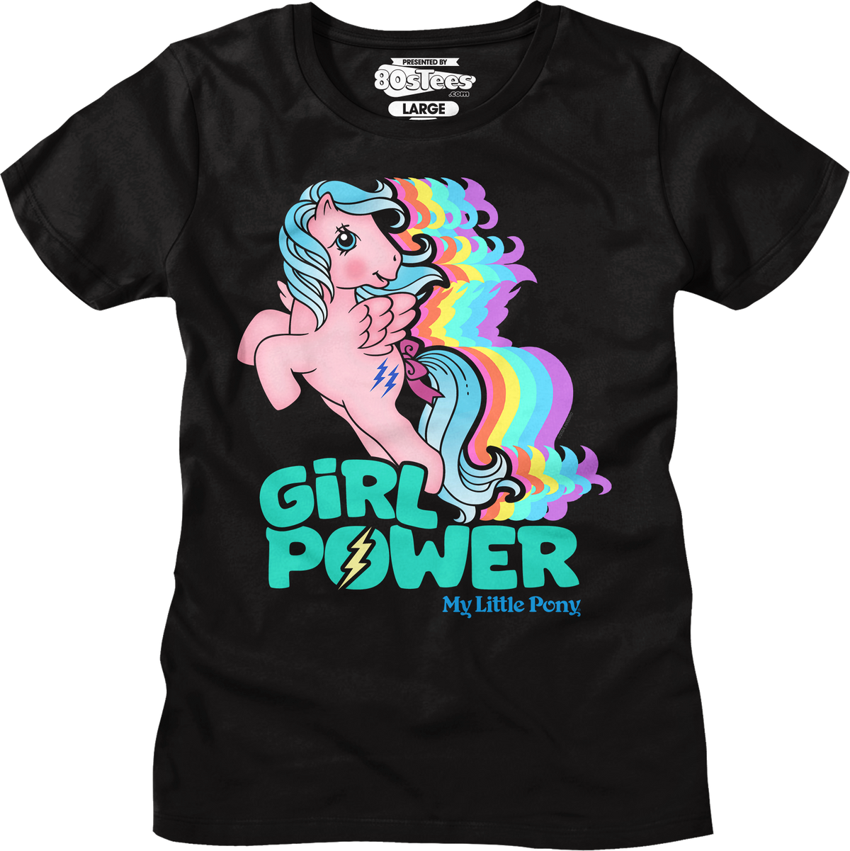 Womens Firefly Girl Power Rainbow My Little Pony Shirt product image 5