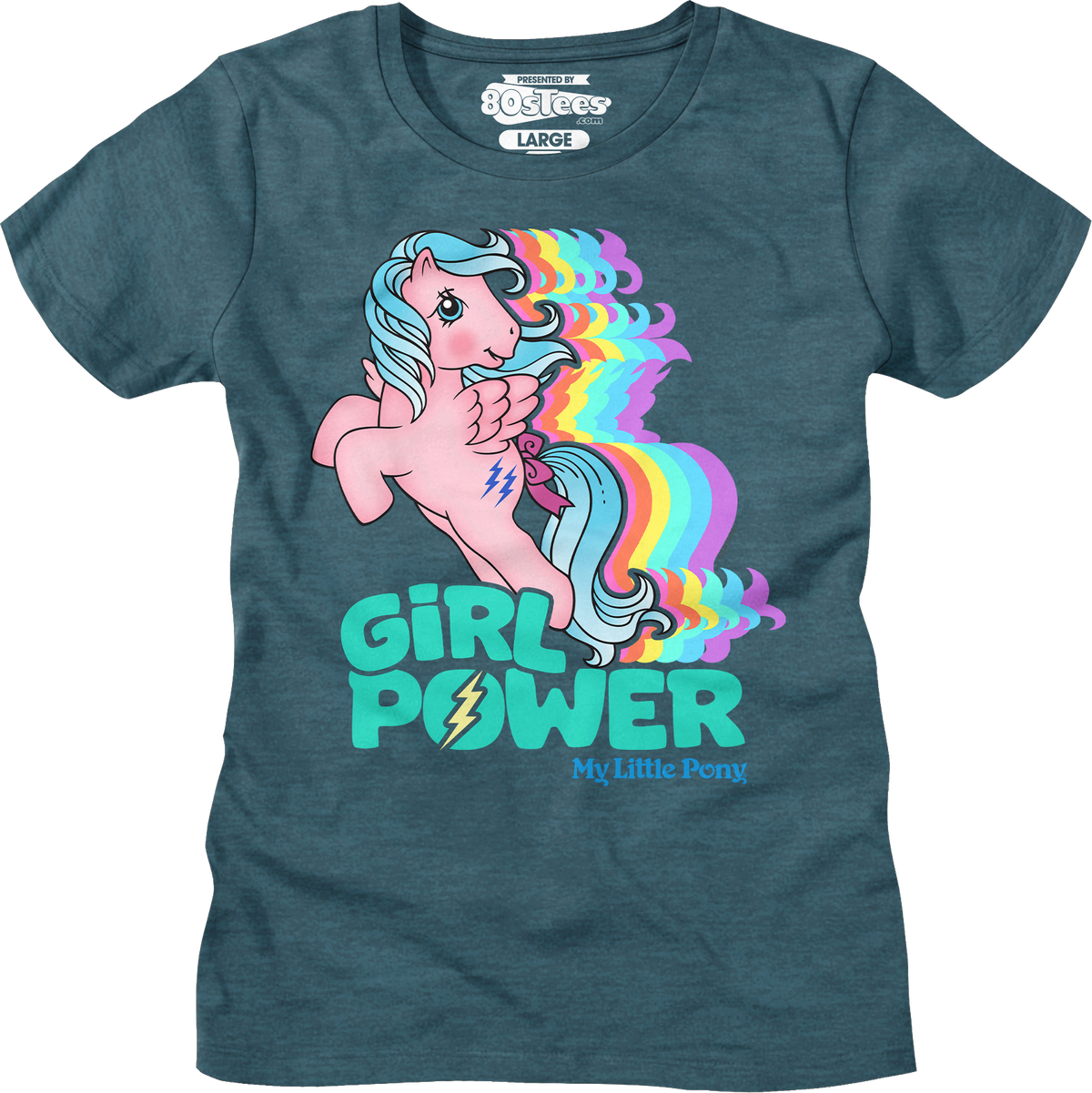 Womens Firefly Girl Power Rainbow My Little Pony Shirt product image 7