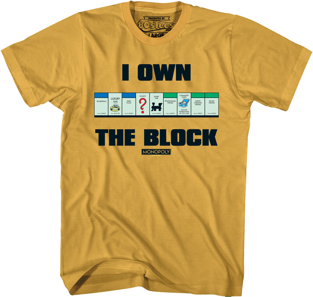 I Own The Block Monopoly T-Shirt product image 21
