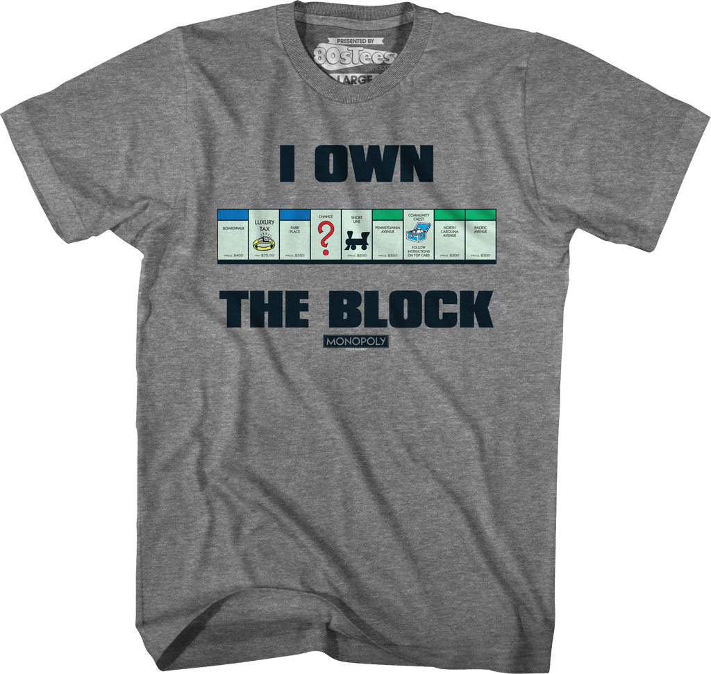 I Own The Block Monopoly T-Shirt product image 11
