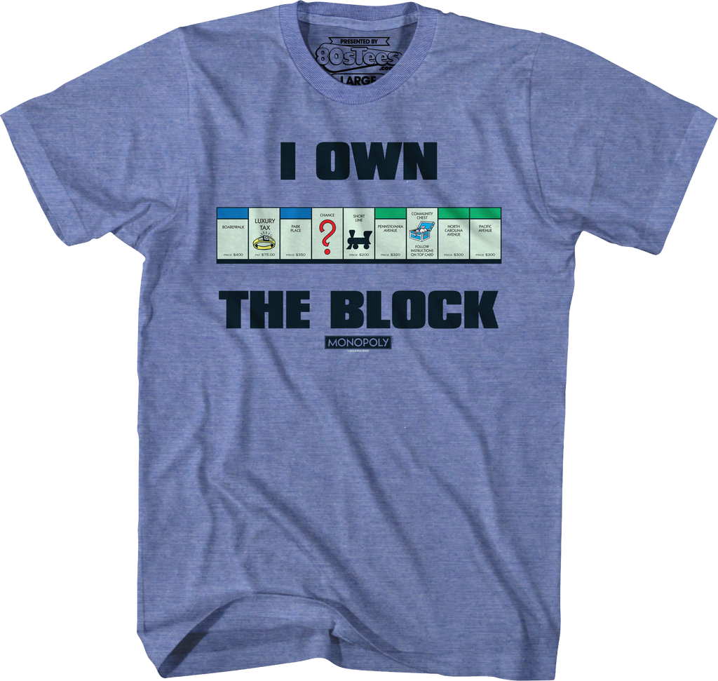 I Own The Block Monopoly T-Shirt product image 17