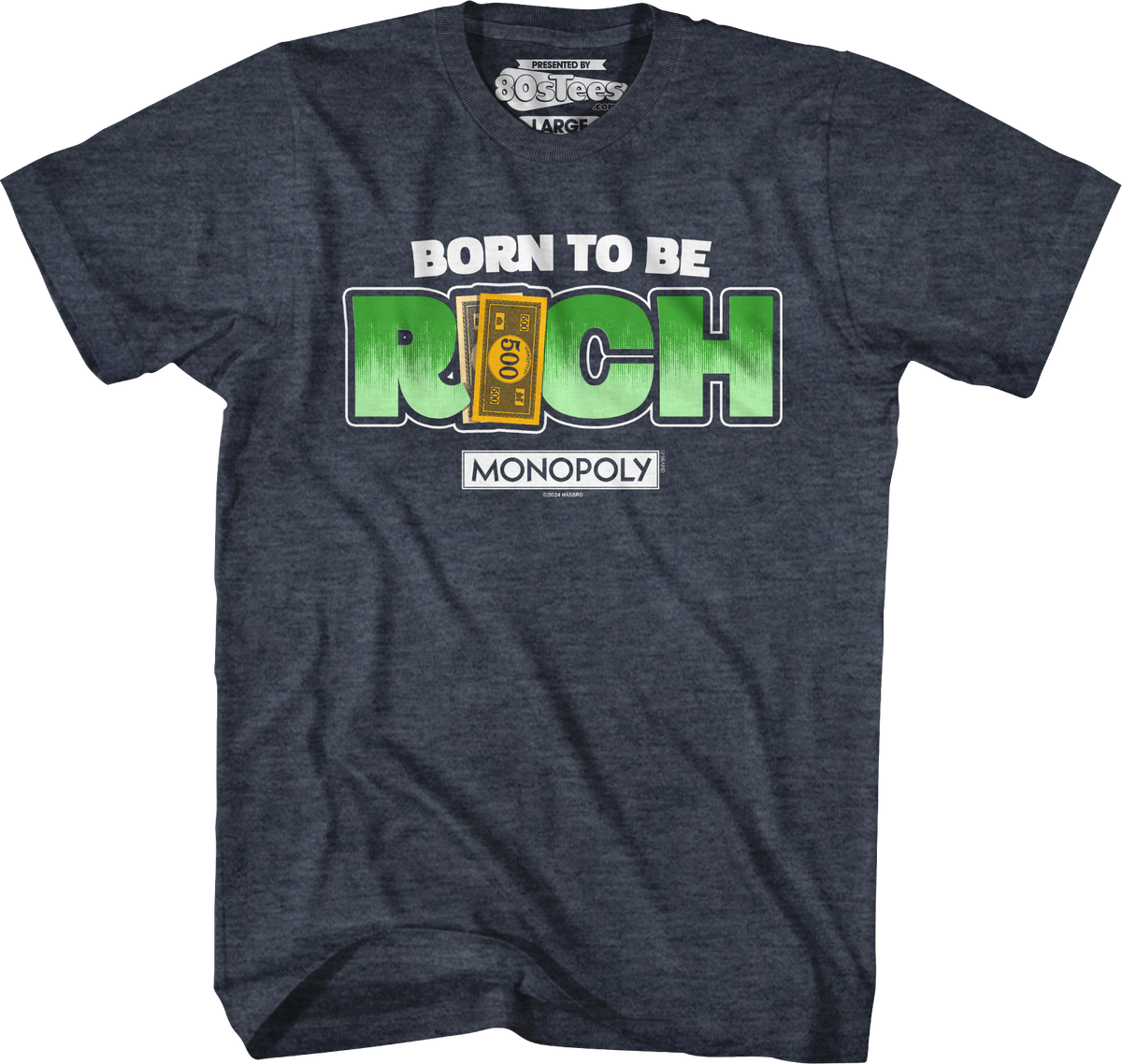 Born To Be Rich Monopoly T-Shirt product image 38