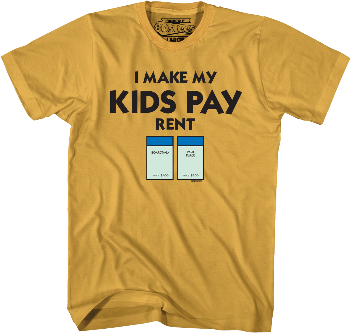 I Make My Kids Pay Rent Monopoly T-Shirt product image 4