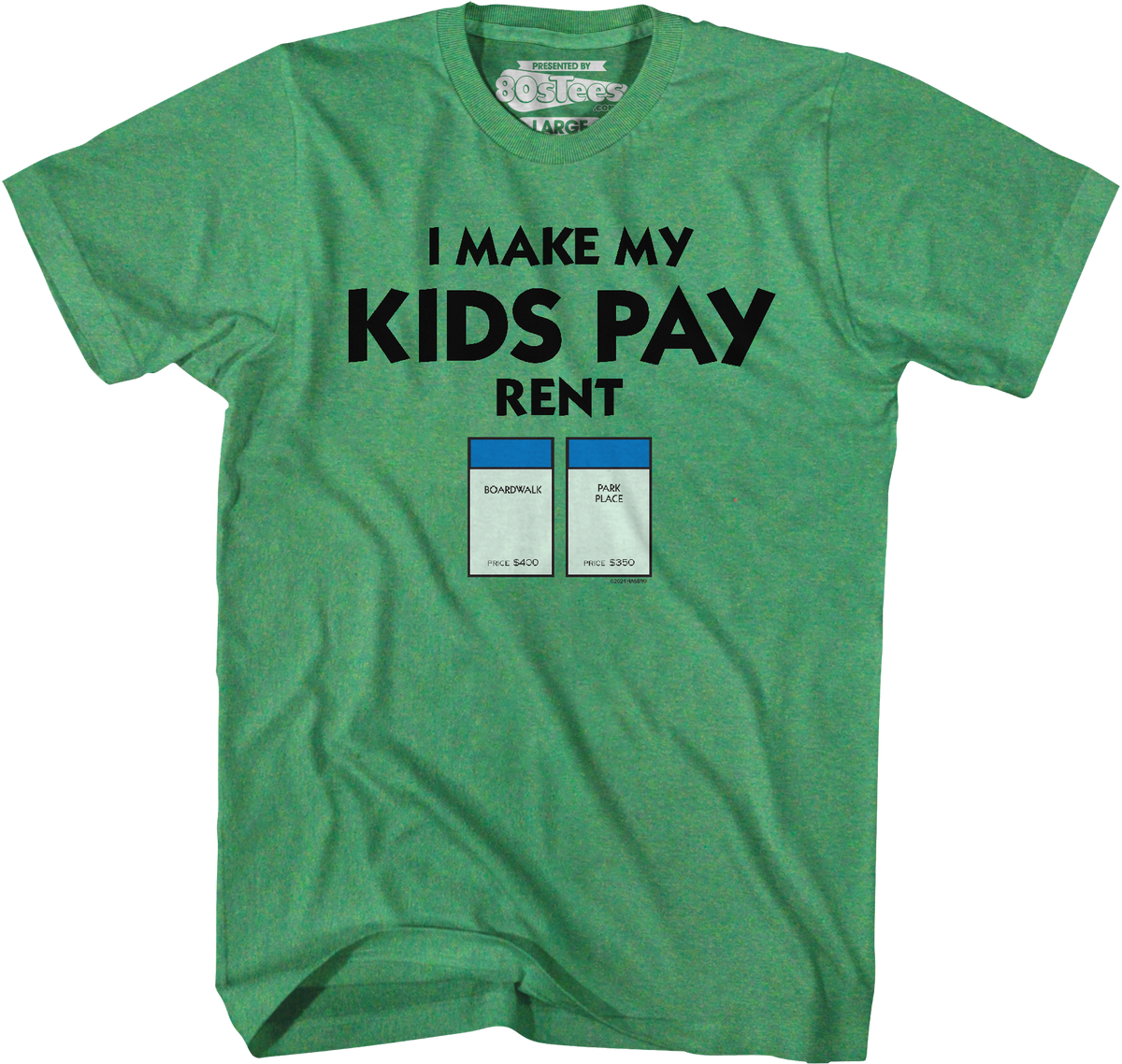 I Make My Kids Pay Rent Monopoly T-Shirt product image 9