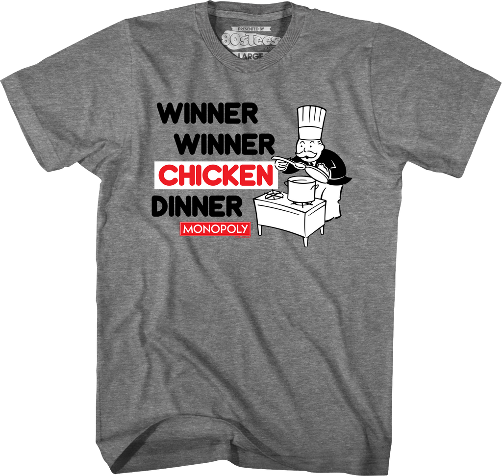 Winner Chicken Dinner Monopoly T-Shirt product image 9
