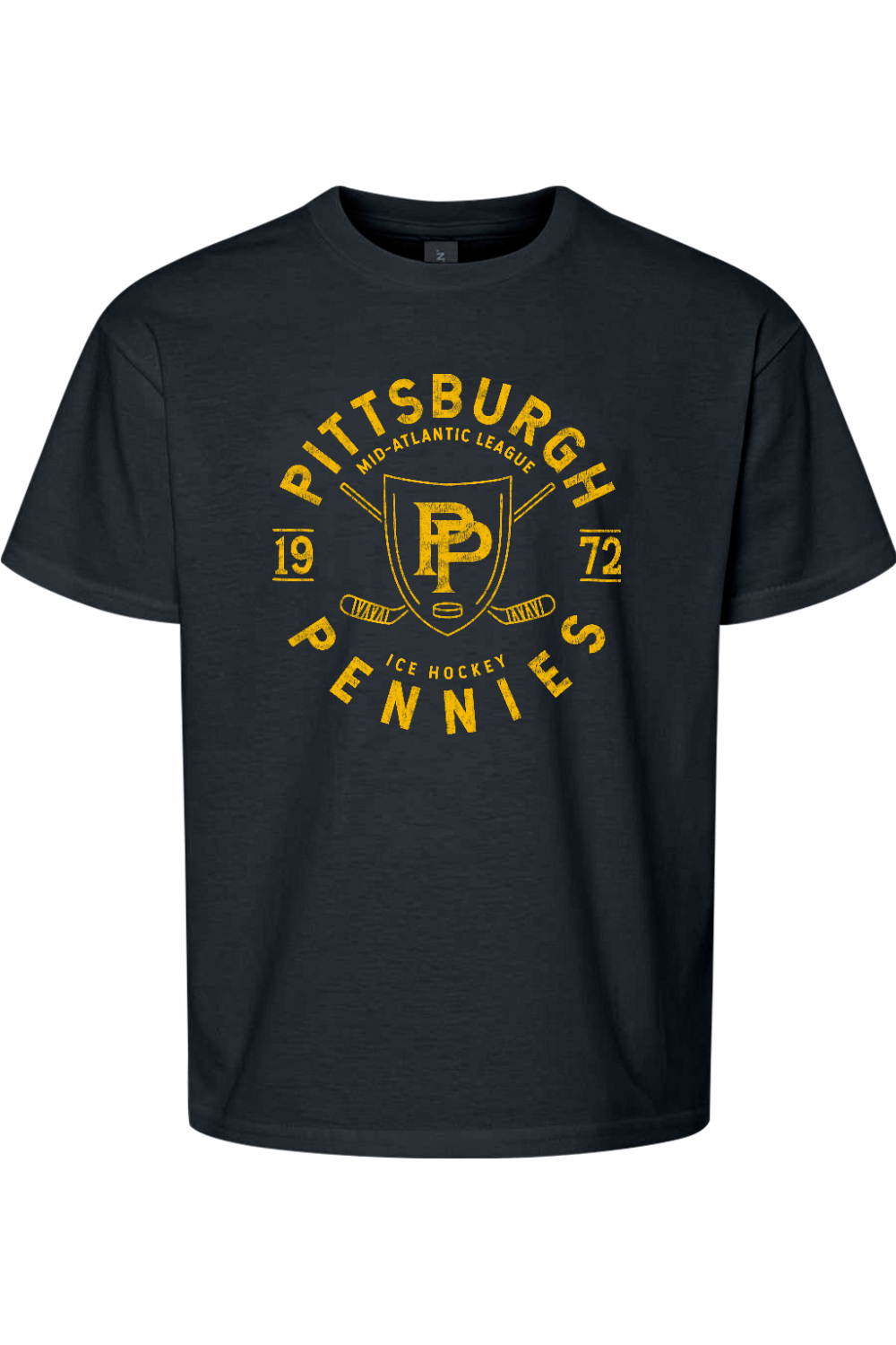 Pittsburgh Pennies 1972 Hockey | Kids Tee product image 3