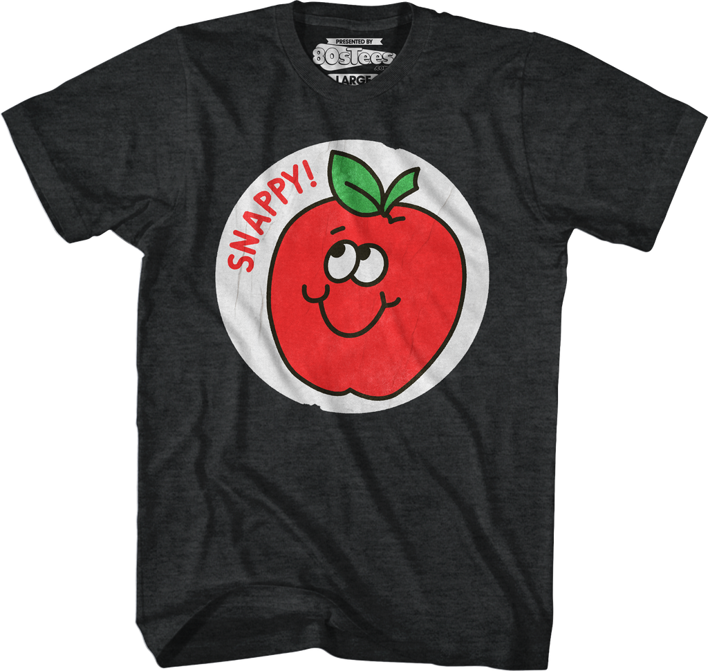 Snappy Apple Scratch & Sniff Sticker T-Shirt