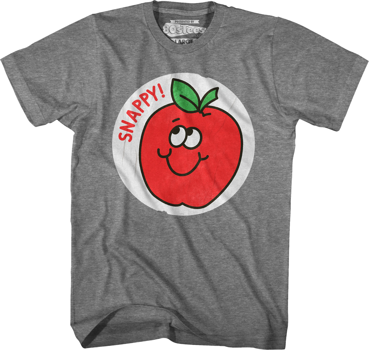Snappy Apple Scratch & Sniff Sticker T-Shirt